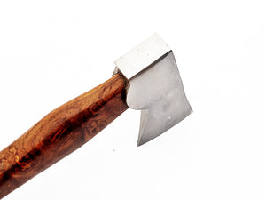 AX-258, Custom Handmade Stainless Steel Axe-Gorgeous and Solid Rose Wood Handle
