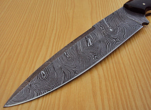 RG-176 Custom Handmade Damascus Steel 12.2" Inches Hunting Knife.