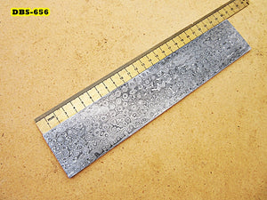 DBS-656, Custom Handmade Damascus Steel Billet Knife / Blank Blade Making Bar