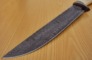 RG-16 Custom Handmade Damascus Steel 15.1" Inches Hunting Knife.