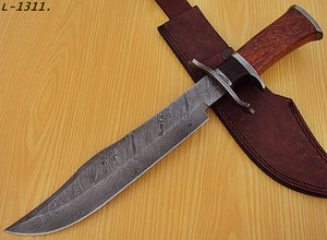 RG-29 Custom Handmade Damascus Steel 14.7" Inches Hunting Knife.