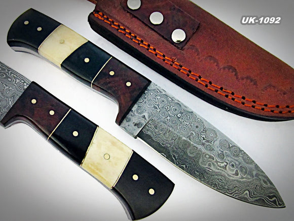 BC- T- 1092 Custom Handmade Damascus Steel Knife- Beautiful knife