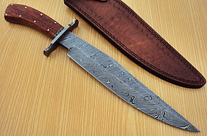 RG-168 Custom Handmade Damascus Steel- 15.0" Inches Hunting Knife