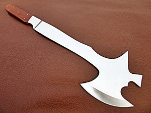 AX-14 Custom Handmade 20.6 Inches Hi Carbon Steel Axe - Best Quality Canvas Micarta Handle with Carbon Steel Bolsters