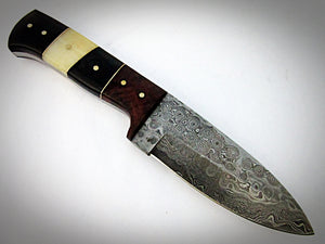 BC- T- 1092 Custom Handmade Damascus Steel Knife- Beautiful knife