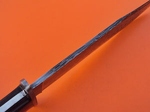 RG-61 Custom Damascus Steel 15 Inches Bowie Knife- Stunning Micarta Handle