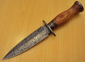 DG-39 Custom Damascus Steel 11.40 Inches Dagger Knife - Gorgeous Exotic Handle