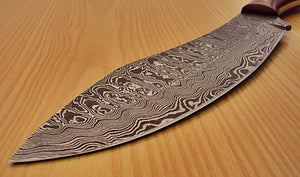 CF-68 Damascus Steel Chef Knife – Brown Micarta Sheat Handle - Best Quality Guaranteed