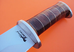 REG-HK-37, Handmade D2 Tool Steel 14.00 Inches Bowie Knife - Exotic Wood Handle