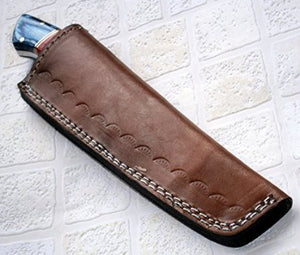 BC-35 Custom Handmade Damascus Steel Knife – Gorgeous Exotic Wood Handle