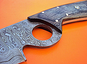 BC-27 Custom Handmade Damascus Steel  Knife- Ideal for Camping or Bushcraft