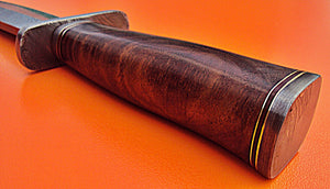 RG-99 Handmade Damascus Steel 12 Inches Hunting Knife - Beautiful Rose Wood Handle