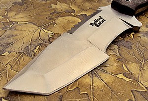 TR-34 Custom Handmade D2 Tool Steel Tracker Knife- Stunning Jute Micarta Handle