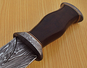 DG-05 Custom Handmade Damascus Steel 17.0" Inches Dagger Knife.