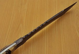 RG-152- Custom Handmade Damascus Steel 15.0" Inches Hunting Knife