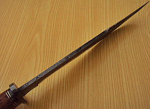 RG-175 Custom Handmade Damascus Steel 15.1" Inches Hunting Knife.
