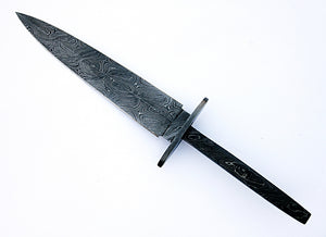 BBD-1167, Handmade Damascus Steel 15 Inches Full Tang Dagger Blank Blade