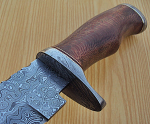 REG-U-1181- Custom Handmade Damascus Steel 12.2" Inches Hunting Knife.