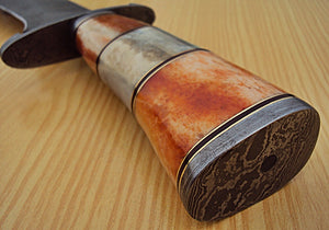 RG-21 Custom Handmade Damascus Steel 14.6"" Inches Hunting Knife.