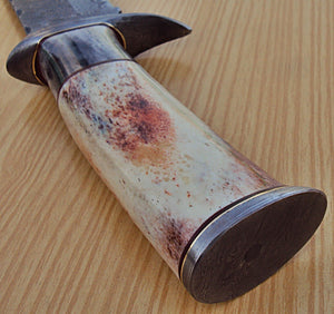 RG-105 Custom Handmade Damascus Steel 15.2" Inches Hunting Knife.