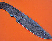 BB-256,  Handmade Damascus Steel Blank Blade Full Tang Skinner Knife