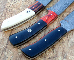 BC-172 Custom Handmade Damascus Steel Knives- Ideal for Hunting & Bushcraft