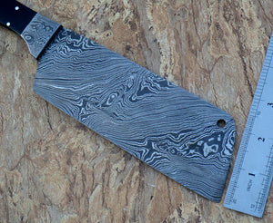 CP- 37 Classic Cleaver Knife – Damascus Bolsters - Best Quality Guaranteed