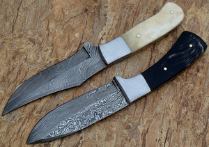 BC-173 Custom Damascus Steel Knives- Ideal for Hunting & Bushcraft