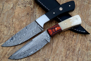 BC-174 Custom Damascus Steel Knives- Ideal for Hunting & Bushcraft