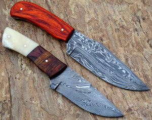 BC-175 Custom Damascus Steel Knives- Ideal for Hunting & Bushcraft