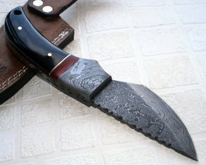 BC-69 Custom Handmade Damascus Steel Knife- Unique stunning design