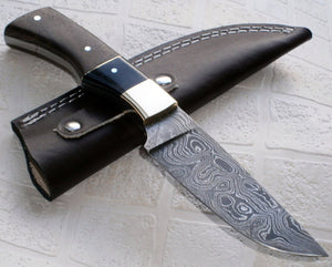 BC-156 Custom Handmade Damascus Steel Knife- Easy Grip